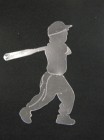 Clear Acrylic Acrylique Baseball Player