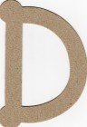 Brown Chipboard The Chipboard Store Letter D