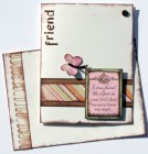 Cream Paper Scraptique A True Friend Card Kit