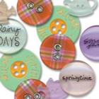 Various Buttons Junkitz Spring Buttonz