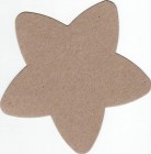 Brown Chipboard The Chipboard Store Puffy Star