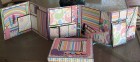Various Chipboard Scraptique Sweet Baby Gift Box Set & Accordion Album