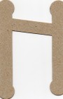 Brown Chipboard The Chipboard Store Letter H