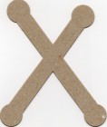 Brown Chipboard The Chipboard Store Letter X