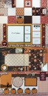 N/A Paper Fall Four Layout Scrapbook Page Kit Set