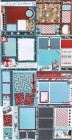 N/A Paper Winter Four Layout Scrapbook Page Kit Set