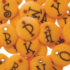 Mango Plastic Junkitz Alphabet Buttons Mango